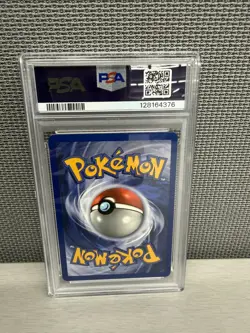 1999 POKEMON BASE SET 1ST EDITION #8 MACHAMP-HOLO PSA 9 - Image 4