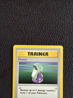 Pokemon TCG Potion 94/102 Base Set Shadowless 1st Edition LP - Image 3