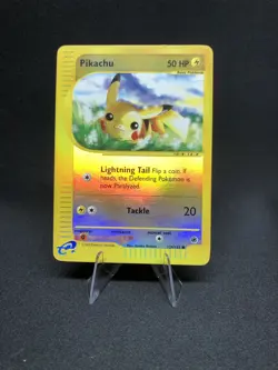 Pikachu 124/165 Pokemon Expedition Reverse Holo - Image 1