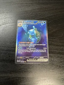 Pokemon Scarlet & Violet 151 TCG Blastoise EX 200/165 Sir Special Illustration - Image 1