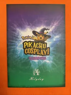 Michael Jackson (Pikachu) #177 Galaxy Holo Electric Pikachu Cosplay Pokemon NM - Image 2