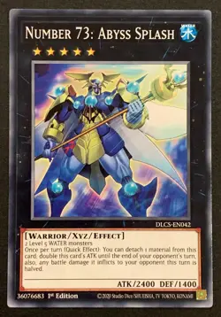 Number 73: Abyss Splash | DLCS-EN042 | Common | 1st | Dragons of Legend | YuGiOh - Image 1