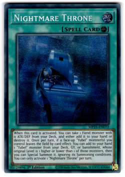 YUGIOH NIGHTMARE THRONE SECRET RARE 1ST EDITION NM MP25-EN072 - Image 1