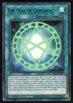 The Seal of Orichalcos - DLCS-EN137 - BLUE Ultra Rare - 1st Edition Yugioh - Image 1