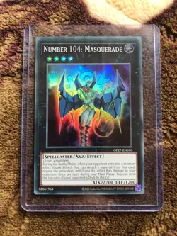 YU-GI-OH! NUMBER 104: MASQUERADE - OP27-EN010 - SUPER RARE (EU PRINT NM/M) - Image 1