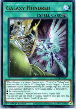 Galaxy Hundred - MP24-EN177 - Ultra Rare - 1st Edition Yugioh - Image 1