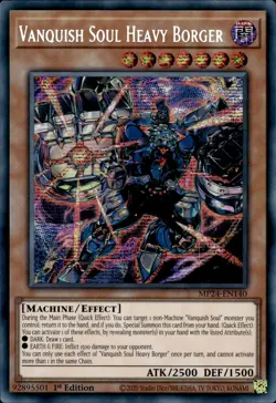 Vanquish Soul Heavy Borger - Prismatic Secret Rare 1st MP24-EN140 - NM - YuGiOh - Image 1