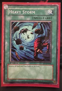 Yugioh Heavy Storm SD1-EN016 1st Edition - Image 1