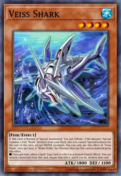 MZMU-EN034 Veiss Shark Super Rare YuGiOh! PRE ORDER - Image 1