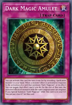 MZMU-EN057 Dark Magic Talisman Rare YuGiOh! PRE ORDER - Image 1
