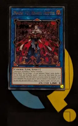 CRBR-EN020 Maliss Q Hearts Crypter Ultra Rare 1st Edition YuGiOh - Image 1