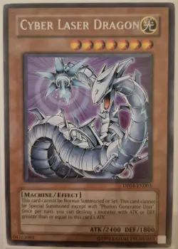 YuGiOh Cyber Laser Dragon Rare DP04-EN003 - Image 1