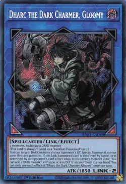 Yugioh Dharc the Dark Charmer, Gloomy RA03-EN048 - Secret Rare - Image 1