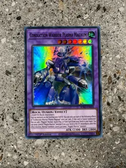 Yugioh Conduction Warrior Plasma Magnum BPRO-EN034 Super Rare 1st Edition NM-M - Image 1