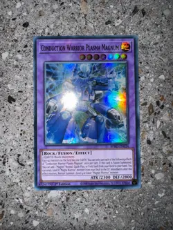 Yugioh Conduction Warrior Plasma Magnum BPRO-EN034 Super Rare 1st Edition NM-M - Image 3