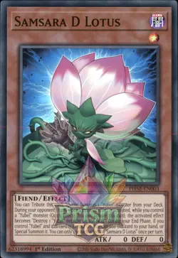 1st ed Samsara D Lotus super rare PHNI-EN003 Yugioh - Image 1