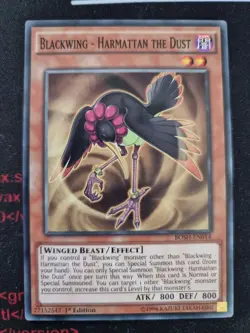 Blackwing - Harmattan the Dust - BOSH-EN014 - Common - 1st Edition Yugioh - Image 1