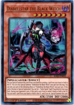 Diabellstar the Black Witch - RA03-EN032 - Ultra Rare - 1st Edition Yugioh - Image 1