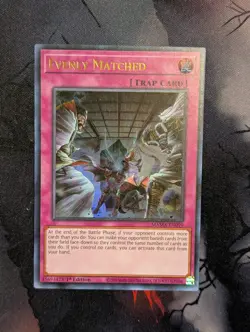 Evenly Matched - MAMA-EN099 | 1st Edition Ultra Rare NM YuGiOh! - Image 1
