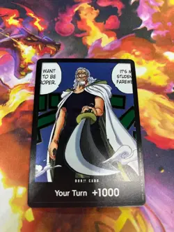 DON!! Card Silvers Rayleigh - OP12 Legacy of the Master ONE PIECE Card Eng M - Image 1