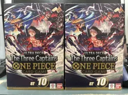 1x ST-10 Ultra Deck The Three Captains -NEW SEALED ENGLISH- One Piece Bandai CCG - Image 1