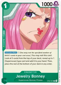 One Piece Jewelry Bonney (ST02-007/39) Starter Deck 02 Worst Generation NM - Image 1