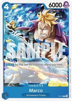 Marco (Two Legends Pre-Release) (P-071/241) One Piece Promotion Cards NM - Image 1