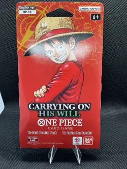 One Piece TCG English OP-13 Carrying On His Will- Sleeved Packs of 12 - Image 1
