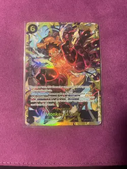 One Piece TCG English OP10-118 Monkey D Luffy Alt Art Parallel - Image 1