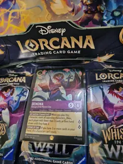 Disney Lorcana Demona 55/204 Rise of the Floodborn Rare, Whispers In The Well - Image 4