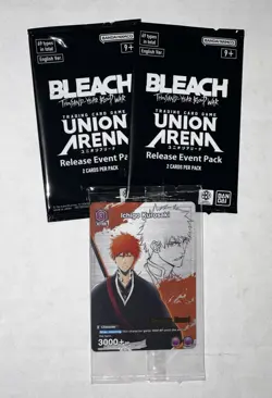 Union Arena Ichigo Kurosaki Bleach Vol. 1 Release Event Promo & Packs - Image 1