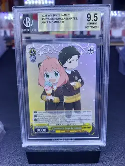 Weiss Schwarz Spy X Family Classmates, Anya & Damian R English BGS 9.5 Gem Mint - Image 1