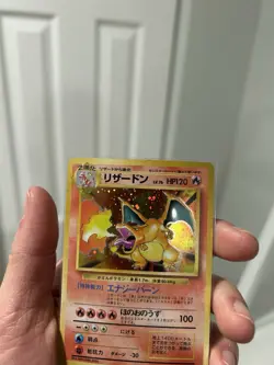 1999 TCG Pokemon Charizard Base Set Holo Rare Card No.006 Japanese Edition - Image 3