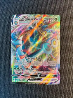 Dhelmise VMAX - 010/072 - Pokemon Shining Fates Sword Shield Ultra Rare Card NM - Image 1