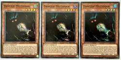 3 x SOFU-EN084 Danger! Mothman! - Super Rare 1st Edition LP/NM YuGiOh Cards - Image 1