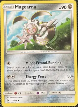 Magearna 131/214 Sm-Lost Thunder Regular - Pokemon Card - Image 1