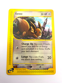 Pokemon Card - Non-Holo Eevee 75/147 Aquapolis *EX* e-Card Common - Image 1