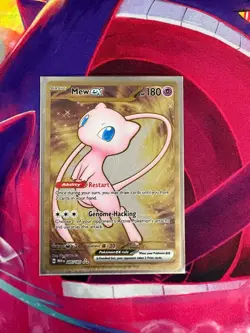 Mew ex 205/165 METAL CARD Promo Not Playable Pokemon TCG - Image 1