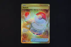 Switch 206/165 Holo Shiny Pokemon Card Scarlet & Violet 151 2023 NEAR MINT - Image 1