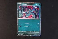 Sneasel 020 Holo Shiny Pokemon TCG Card Black Star Promo 2025 NEAR MINT - Image 1