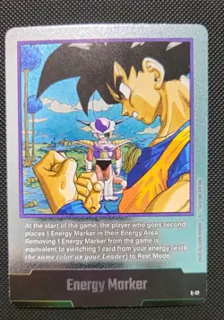 Energy Marker E-77 Silver Manga Booster 02 Dragon Ball Card English DBZ TCG - Image 1