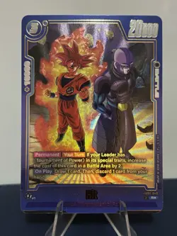 Hit FB08-040 SSG Goku Alternate Art Saiyan's Pride Dragon Ball English Card - Image 1