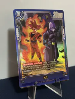 Hit FB08-040 SSG Goku Alternate Art Saiyan's Pride Dragon Ball English Card - Image 2
