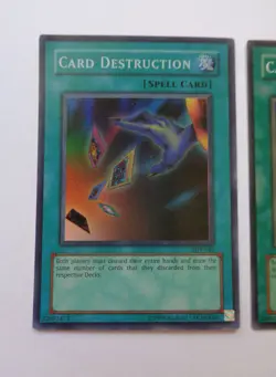 Playset: 3x Card Destruction SDY-042 (Super Rare, Unlimited, Moderately Played) - Image 3