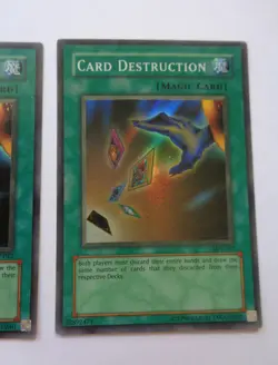 Playset: 3x Card Destruction SDY-042 (Super Rare, Unlimited, Moderately Played) - Image 5