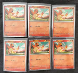 Charmander 020/217 ASCENDED HEROES Holo Promo Card English LOT OF 6 (NEAR MINT) - Image 1