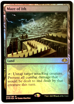 MTG Maze of Ith *FOIL* Dominaria Remastered 250 NM - Image 1