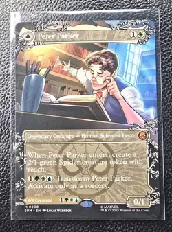 MTG - SPM - Peter Parker / Amazing Spiderman (Borderless) #0208 - NM Regular - Image 1