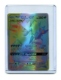 *Mega Sableye & Tyranitar GX Secret Rare Holo Unified Minds 245/236 Pokemon TCG* - Image 3
