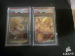 Pokemon Pluse Minum And Plusle Ar Sv3a Raging Surf Sequential Set PSA 10 - Image 1